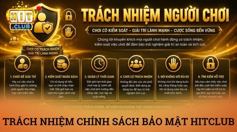 Trách nhiệm của người chơi đối với bảo mật thông tin