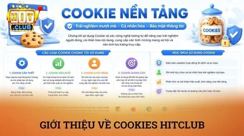 Giới thiệu về cookies của Hit Club