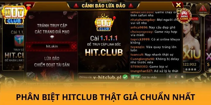 HITCLUB 63 Phân biệt Hit club thật giả trên thị trường