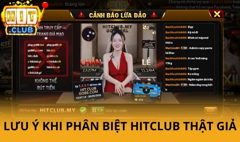 Phân biệt Hitclub thật giả - Cách nhận biết an toàn 2026 4 Lưu ý khi phân biệt Hitclub thật giả