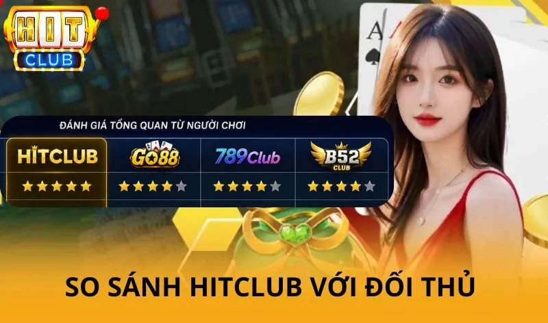 So sánh Hitclub để thấy sự vượt trội hơn