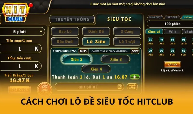 Hướng dẫn bạn mới chơi Lô đề siêu tốc HitClub