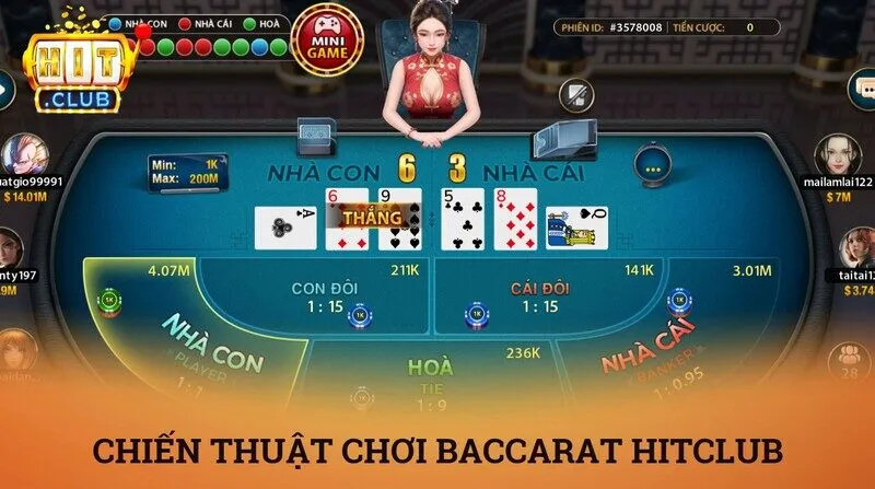Baccarat Hitclub – Kiểm soát bài Tây và cách chinh phục sảnh cược 4 Chiến thuật chơi baccarat Hitclub luôn thắng từ các cao thủ