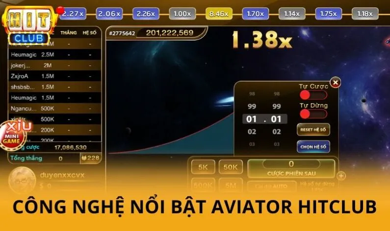 Aviator hitclub - Trải nghiệm trò chơi bay lượn đầy kịch tính 3 Công nghệ nổi bật của Aviator Hitclub