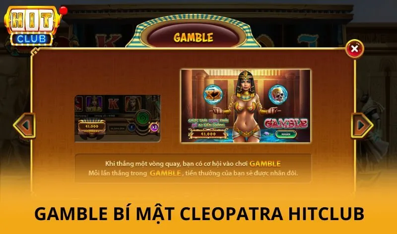 Gamble nhân đổi thưởng Bí mật cleopatra hitclub