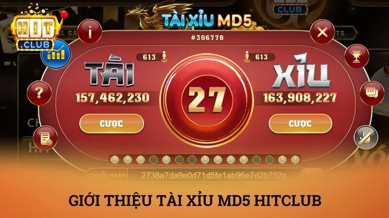 Tài xỉu MD5 Hitclub - Thắng sòng phẳng nhờ công nghệ kiểm tra công khai 2 Tài xỉu MD5 Hitclub là gì?