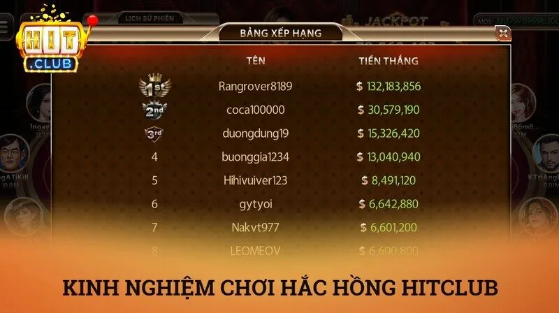 Hắc hồng hitclub – Giới thiệu về luật chơi và chiến thuật cọ xát đỉnh cao 4 Chiến thuật thực chiến từ các cao thủ hắc hồng Hitclub