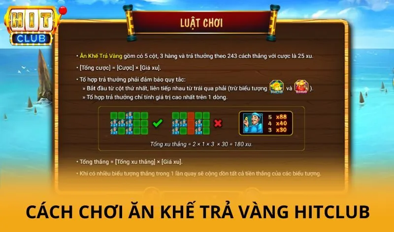 Ăn khế trả vàng HitClub – Trải nghiệm săn thưởng từ câu chuyện dân gian 2 Cách chơi Ăn khế trả vàng HitClub