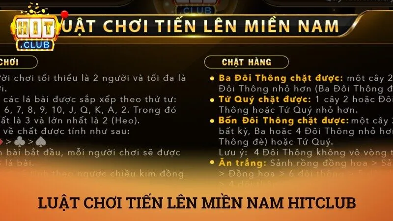 Quy tắc vận hành và các quân bài trong tiến lên miền nam Hitclub