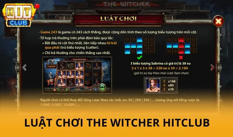 The witcher hitclub - Khám phá thế giới săn quái vật và cơ hội săn thưởng hấp dẫn 2 Luật chơi The witcher hitclub 2026