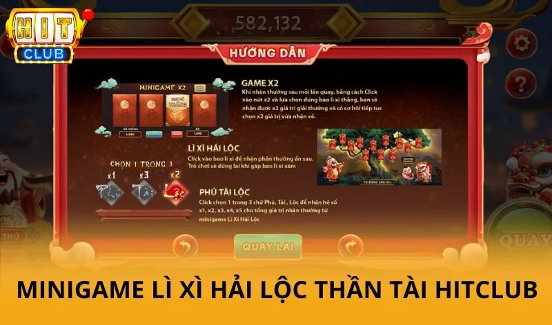 Thần tài hitclub - Hướng dẫn săn hũ tài lộc và chinh phục tựa game khó ăn 5 Minigame lì xì hải lộc và game X2 Thần Tài HitClub