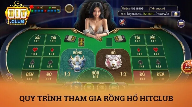 Rồng hổ hitclub – Siêu phẩm cá cược thẻ bài tốc độ làm chủ bàn chơi 4 Quy trình 3 bước tham gia ván cược rồng hổ Hitclub chuẩn