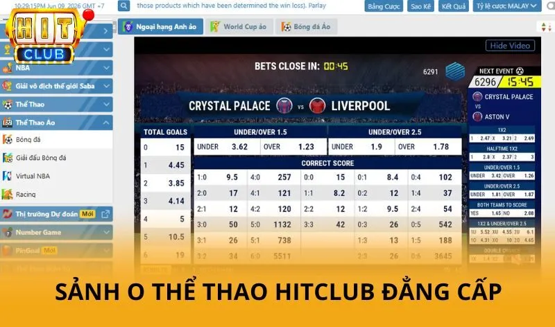 O thể thao hitclub - Cập nhật thông tin thể thao đa dạng và mới nhất 2 Sảnh O thể thao HitClub – Không gian cá cược đẳng cấp