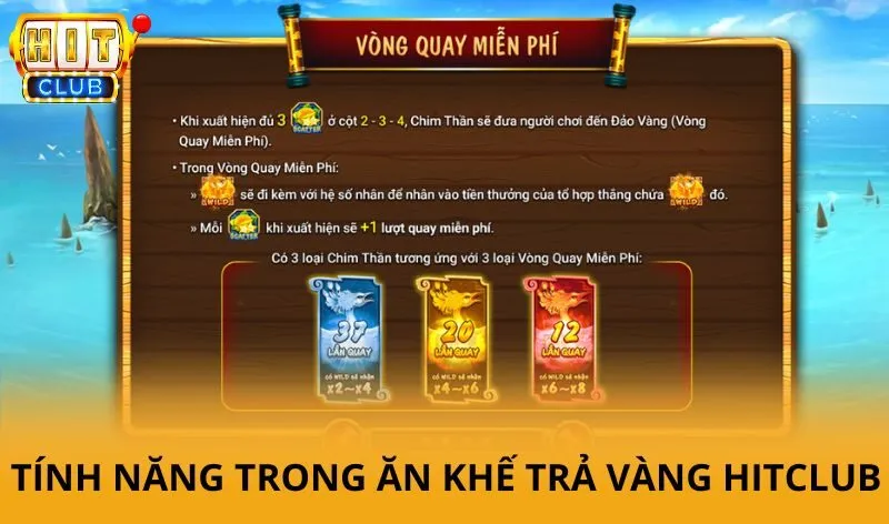 Ăn khế trả vàng HitClub – Trải nghiệm săn thưởng từ câu chuyện dân gian 3 Tính năng nổi bật Ăn khế trả vàng HitClub