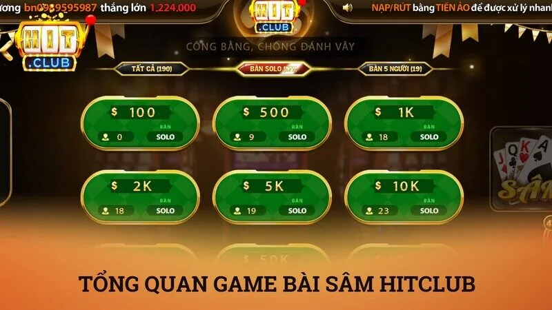 Sâm hitclub – Bí quyết sinh tồn và cách lật ngược thế cờ cho mọi cược thủ 2 Tổng quan về luật chơi sâm Hitclub